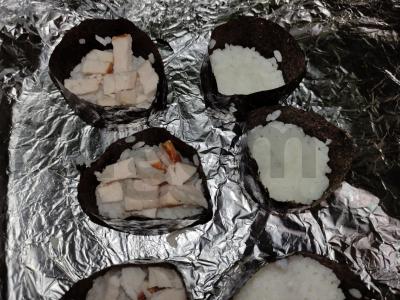 Kepti suši su vištiena Žingsnis 8