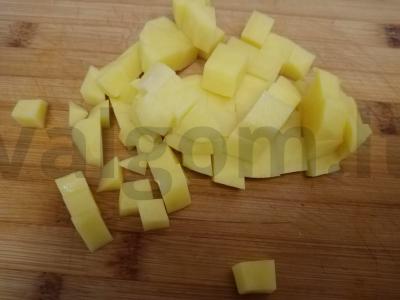 Žirnių sriuba su rūkytomis vištienos krūtinėlėmis Žingsnis 5