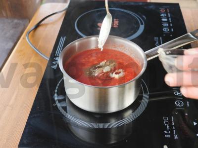 Atviri mantai pomidorų padaže, kepti krosnyje Žingsnis 11