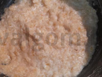 Skani kviečių košė su mėlynėmis Žingsnis 4