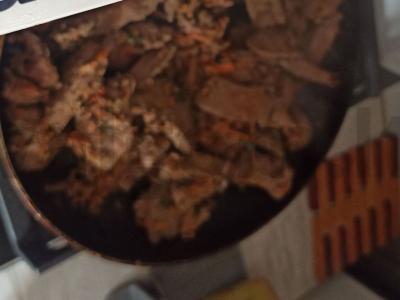 Troškinta kiaulienos kepenėlė su morkomis ir prieskoniais Žingsnis 4