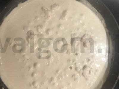 Makaronai su grietiniais krevetėmis Žingsnis 3