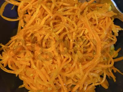 Vegetariškas salotas su morkomis korėjietiškai Žingsnis 2