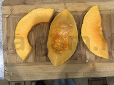 Kepta orkaitėje moliūgų garnyras Žingsnis 1