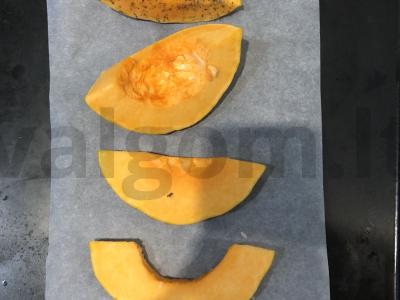 Kepta orkaitėje moliūgų garnyras Žingsnis 2