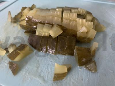 Paprastas vinigretas su daržovėmis ir žolelėmis Žingsnis 3