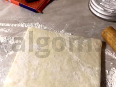 Šokoladiniai kruasanai Žingsnis 1