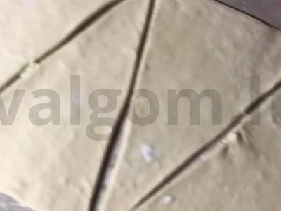 Šokoladiniai kruasanai Žingsnis 2