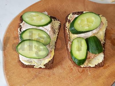 Mėsos sumuštinis su Borodino duona Žingsnis 2