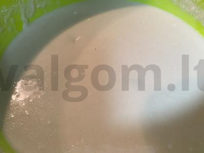 Blynai su krabų lazdelėmis ir kiaušiniais Žingsnis 1