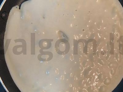 Blynai su krabų lazdelėmis ir kiaušiniais Žingsnis 2