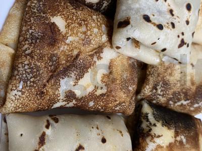 Blynai su krabų lazdelėmis ir kiaušiniais Žingsnis 5