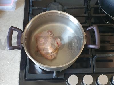 Grikių sriuba su grybais ir vištiena Žingsnis 1