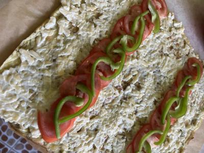 Cukinijų ritinys su sūriu Žingsnis 5