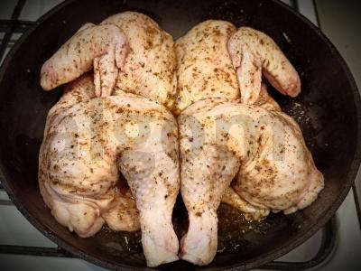 Vištiena tabaka su paprika orkaitėje Žingsnis 4