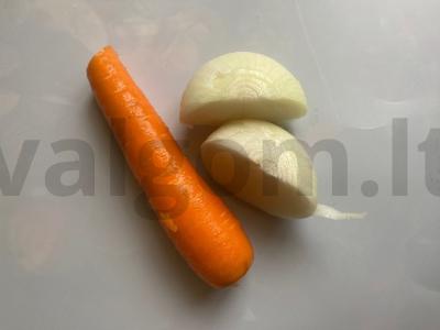 Daržovių sriuba su kiaulienos šonkauliais Žingsnis 4