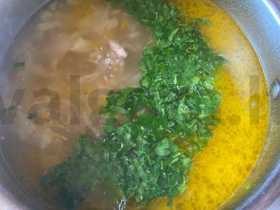 Daržovių sriuba su kiaulienos šonkauliais Žingsnis 11