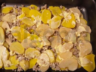 Bulvių-mėsos lazanja Žingsnis 4