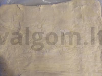 Samsa su vištiena ant iešmo Žingsnis 1