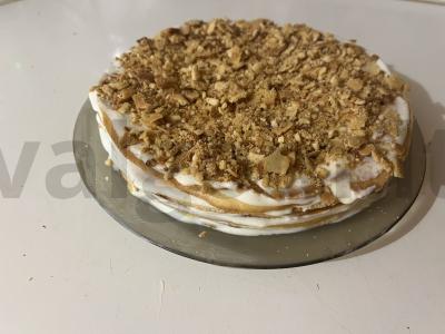 Medaus tortas pagal močiutės paslapties receptą Žingsnis 11