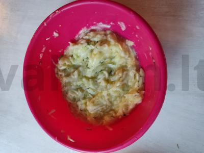 Cukinijų apkepas Žingsnis 2