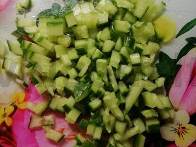 Okroška su kvašu ir grietine Žingsnis 3