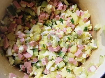 Okroška su kvašu ir grietine Žingsnis 4