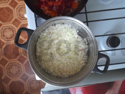 Sotūs šaltibarščiai iš kiaulienos su kaulu Žingsnis 4