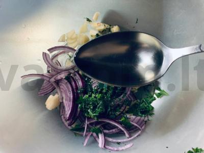 Marinuoti šampinjonai „30 minučių“ Žingsnis 4