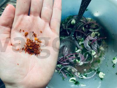 Marinuoti šampinjonai „30 minučių“ Žingsnis 6