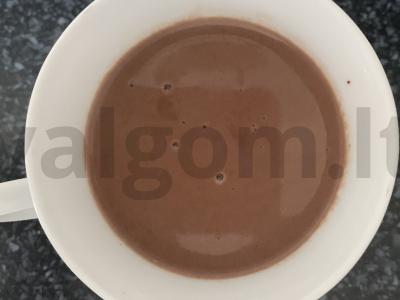 Šokoladinis gėrimas su pienu ir kukurūzų krakmolu Žingsnis 4