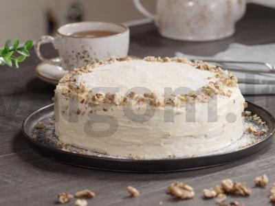 Morkų tortas su kremu iš sūrio pagrindine nuotrauka