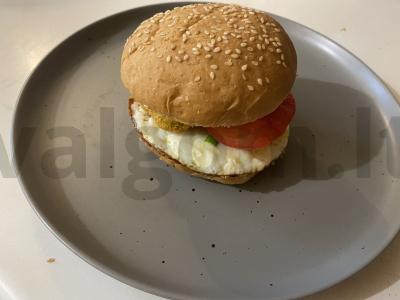 Skani ir sultinga naminių burgerių receptas Žingsnis 14