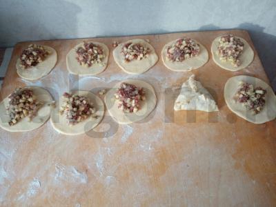 Ečpočmakas su kiaušiniu ir faršu Žingsnis 2