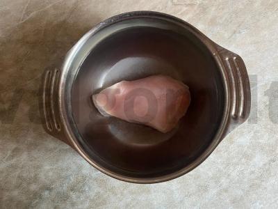 Salotas „Atlantik“ su vištienos krūtinėle ir pievagrybiais Žingsnis 2