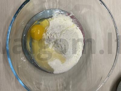 Sultingas grietinės pyragas iš kvietinių miltų Žingsnis 1