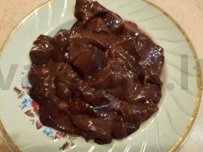 Kreminis jautienos kepenėlių paštetas Žingsnis 1