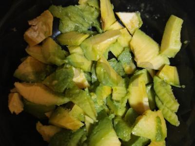 Avokadų salotos Žingsnis 1