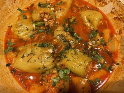 Įdarytas pipiras pagrindine nuotrauka