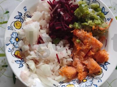 Borsčas pagal šeimos receptą Žingsnis 1