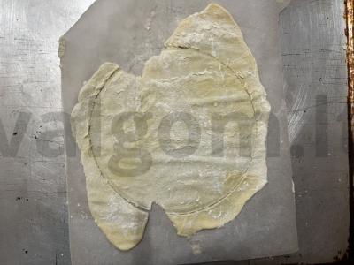 Traškūs lakštai tortui „Napoleonas“ Žingsnis 3