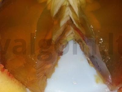 Želė su vaisiais pagrindine nuotrauka