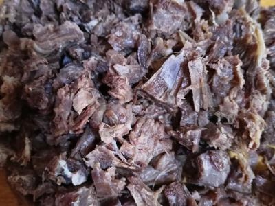 Salotas „Vyrų kaprizas“ su jautiena ir sūriu Žingsnis 2