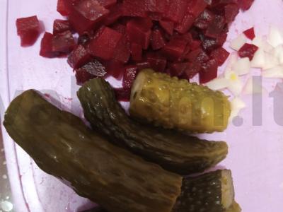 Vinegretas šventiniam vakarienei Žingsnis 4