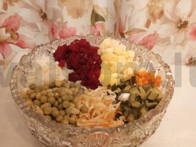 Vinegretas šventiniam vakarienei Žingsnis 7