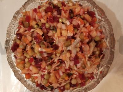 Vinegretas šventiniam vakarienei Žingsnis 8