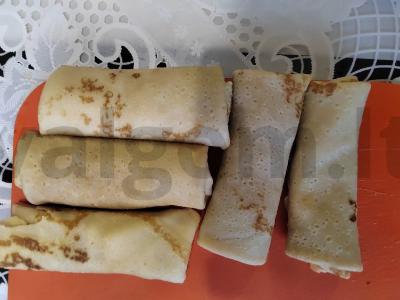 Saldūs blynai su varške Žingsnis 4