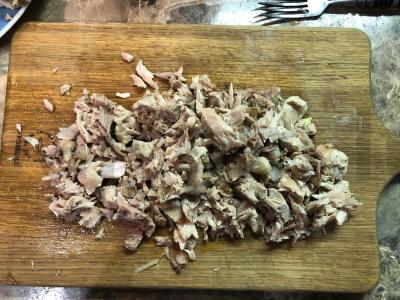 Šči su kiaulienos kaulais Žingsnis 5