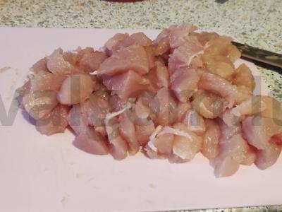 Pasta rizoni su kalakutiena Žingsnis 1