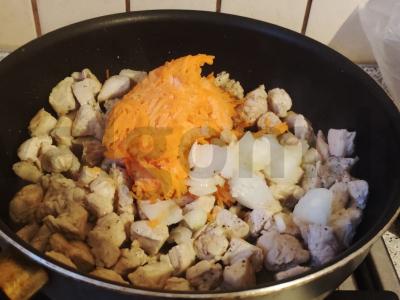 Pasta rizoni su kalakutiena Žingsnis 4